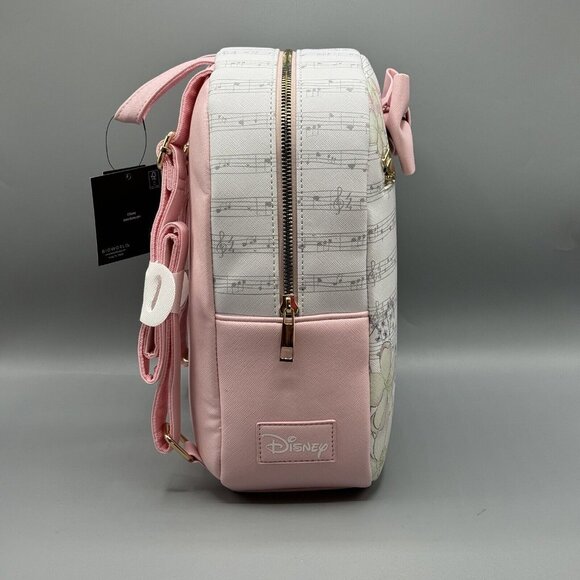 Disney The Aristocats Marie Musical Notes Mini Backpack Bioworld NEW